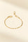 Gold confetti bracelet for women – perfect for birthdays, holidays, or everyday stacking