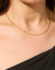Gold Confetti Chain Necklace