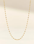 Gold confetti necklace – elegant everyday jewelry for women with frustration-free clasp