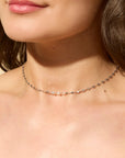 Silver Confetti Chain Necklace