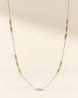 Gold Croissant Necklace