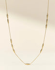 Gold Croissant Necklace