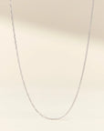 Silver Mixed Media Chain Necklace