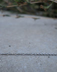 Silver Mixed Media Chain Necklace