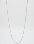 Silver Mixed Media Chain Necklace