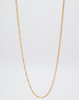 Gold Mixed Media Chain Necklace