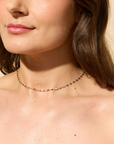 Silver Confetti Chain Necklace