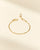 Gold confetti bracelet for women – perfect for birthdays, holidays, or everyday stacking
