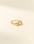 14k gold vermeil ring with comfort-fit band and hypoallergenic finish – durable and stylish for everyday or gifting