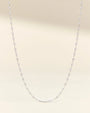 Silver confetti necklace for women – dainty and durable everyday jewelry gift idea