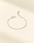 Mixed media silver bracelet for women – magnetic clasp alternative with Claspe’s frustration-free closure, perfect for everyday luxury - rollo chain box chain
