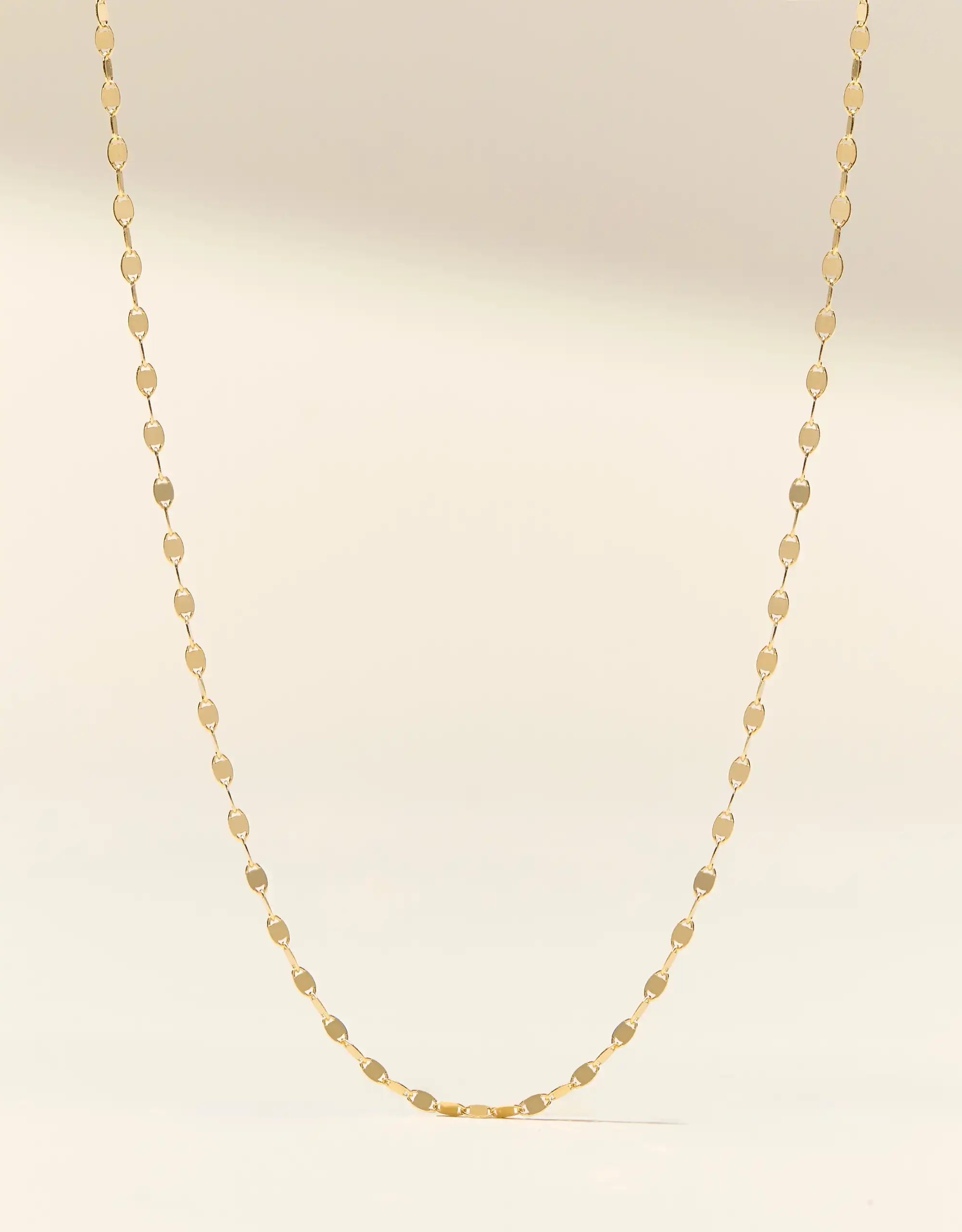 Gold Confetti Chain Necklace