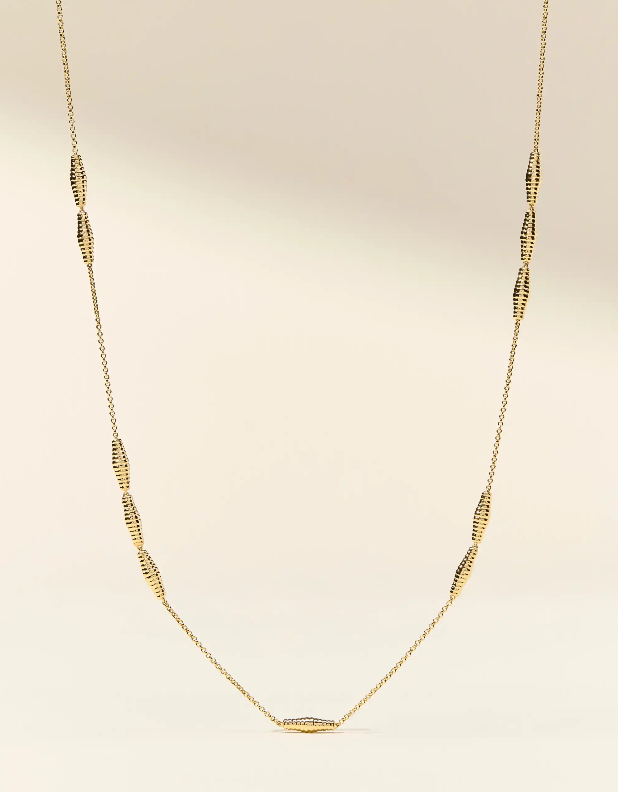 Gold Croissant Necklace