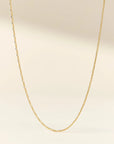 Gold Mixed Media Chain Necklace