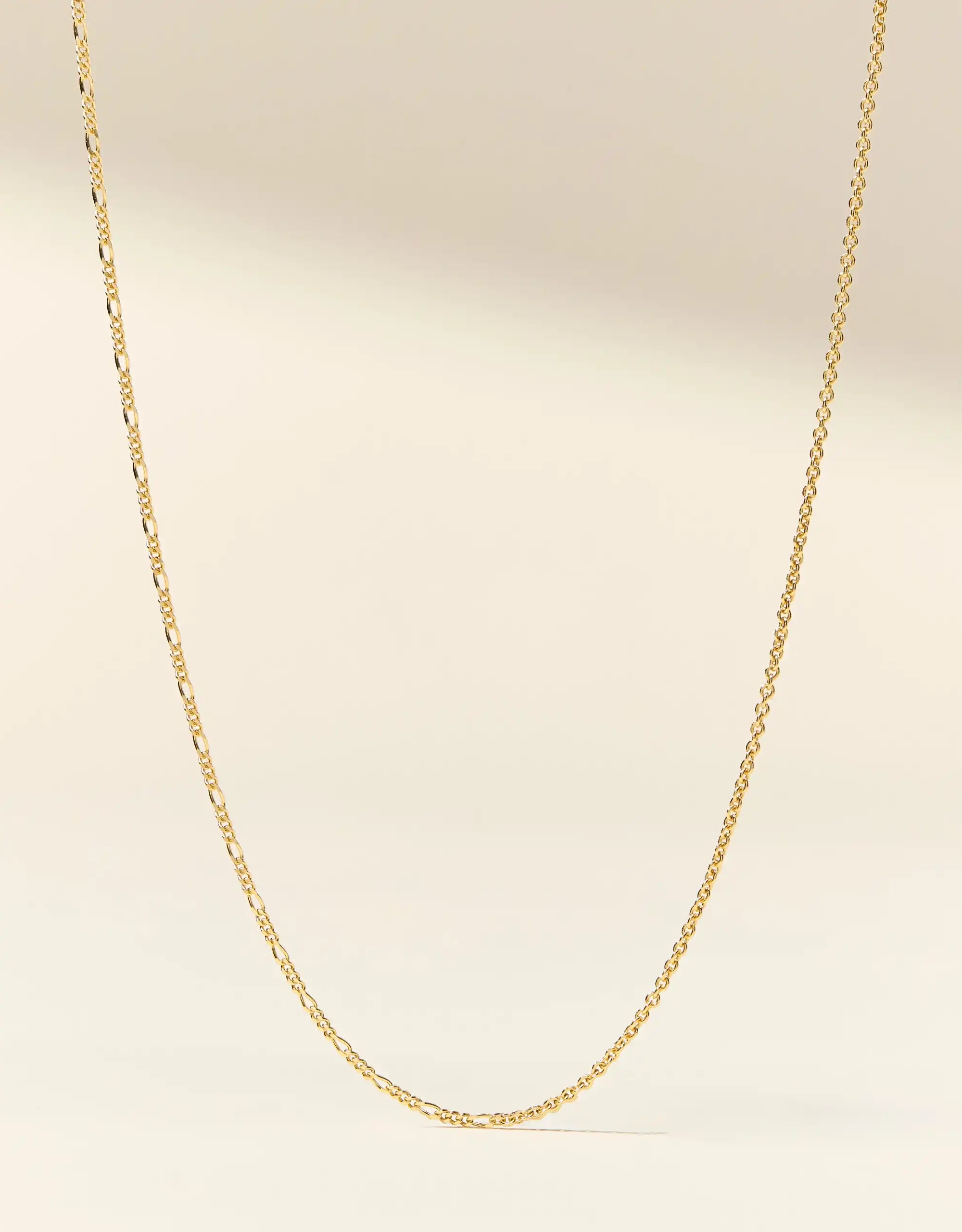 Gold Mixed Media Chain Necklace