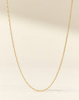 Gold Mixed Media Chain Necklace