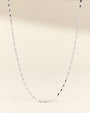 Women silver confetti necklace