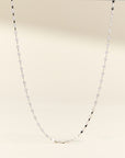 Silver Confetti Chain Necklace