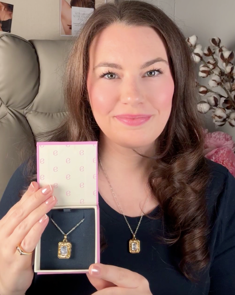 Mixed Media Necklace Product Video Patent Pending Clasp