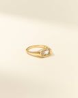 Women Gold Signature Ring