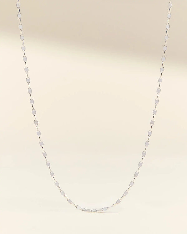 Silver Confetti Chain Necklace