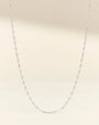 Silver Confetti Chain Necklace